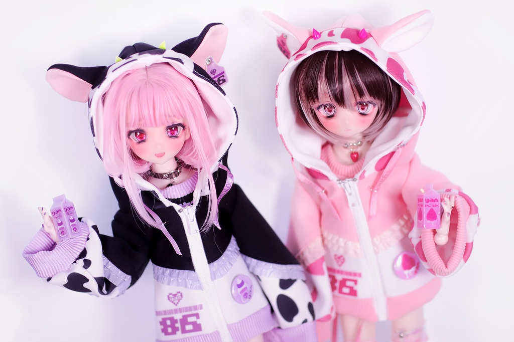 みるくぱっく&缶バッチセット