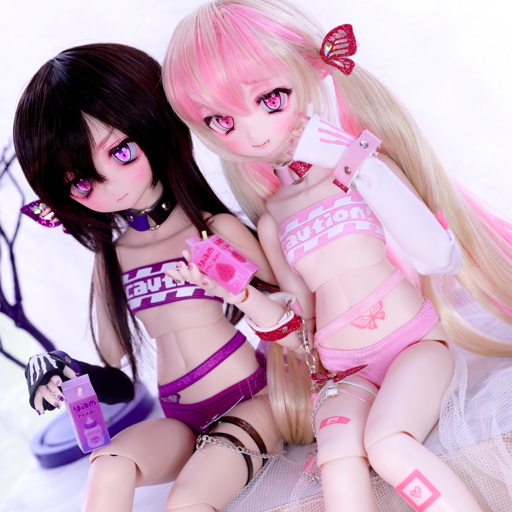 みるくぱっく&缶バッチセット