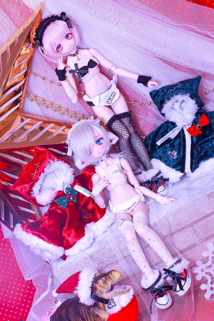 ビジューあみニーハイ