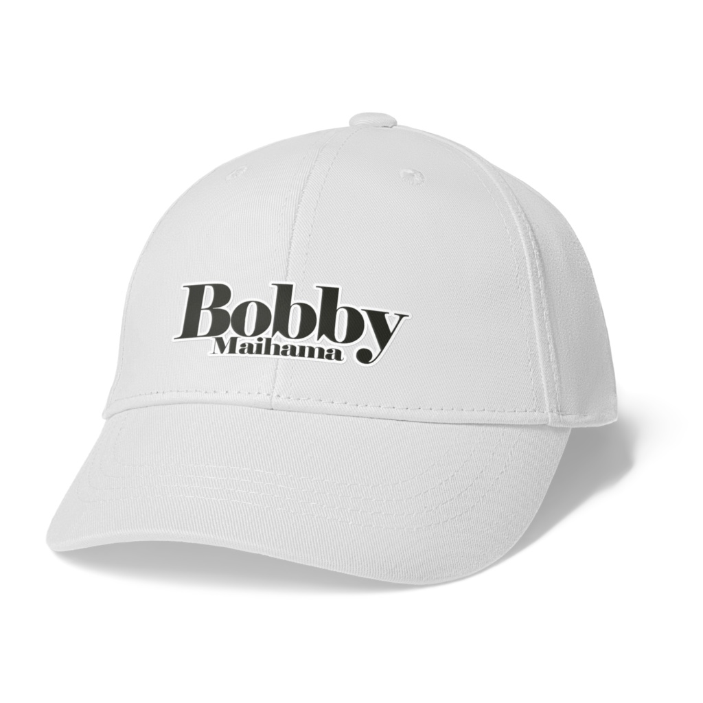 Bobbyのキャップ（ホワイト）