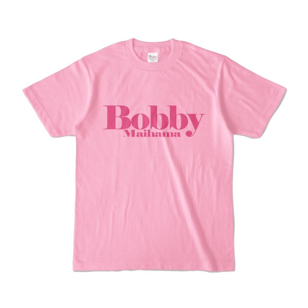 BobbyのカラーTシャツ（ピーチ）
