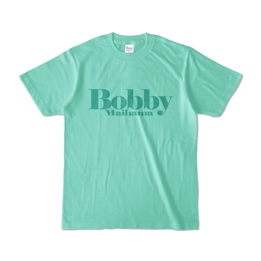 BobbyのカラーTシャツ（アイスグリーン）