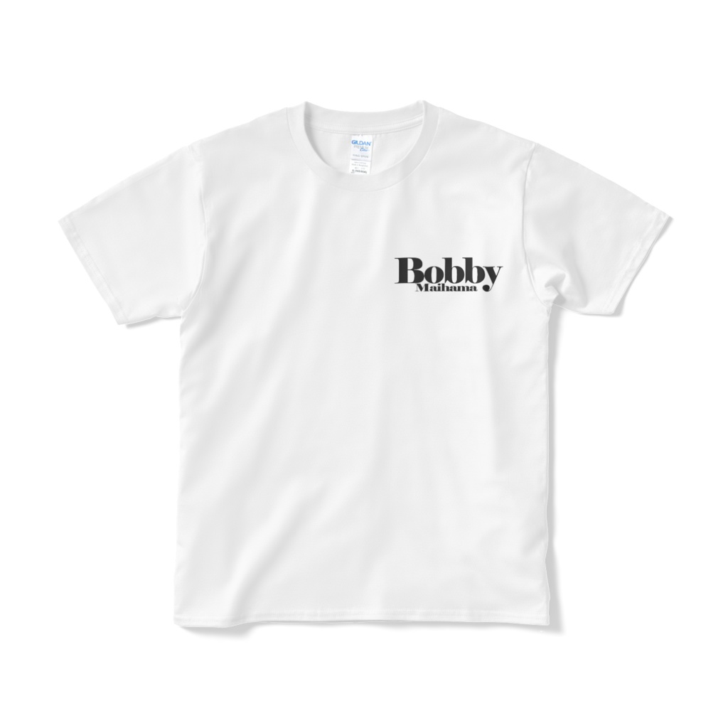 BobbyのTシャツ（ワンポイントロゴ・ブラック）