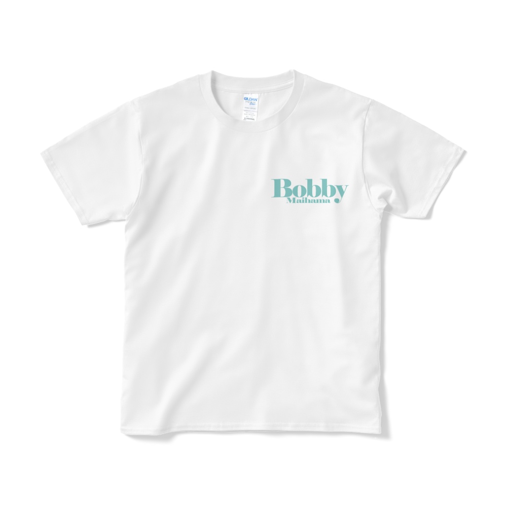 BobbyのTシャツ（ワンポイントロゴ・アイスグリーン）