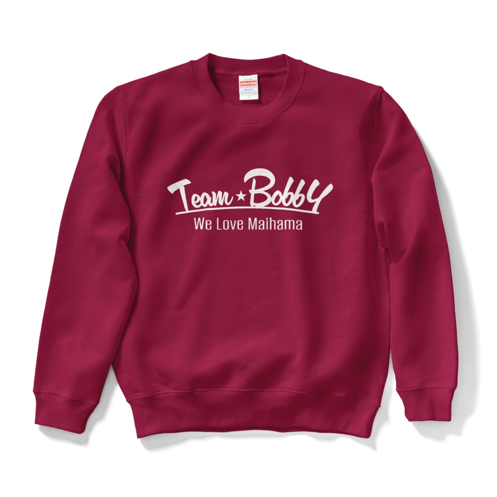Team Bobbyのスウェット(バーガンディ)