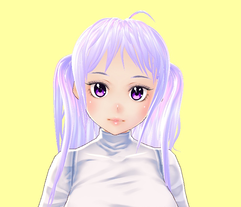 Vroid Hair Pigtails Preset 0 ヘア