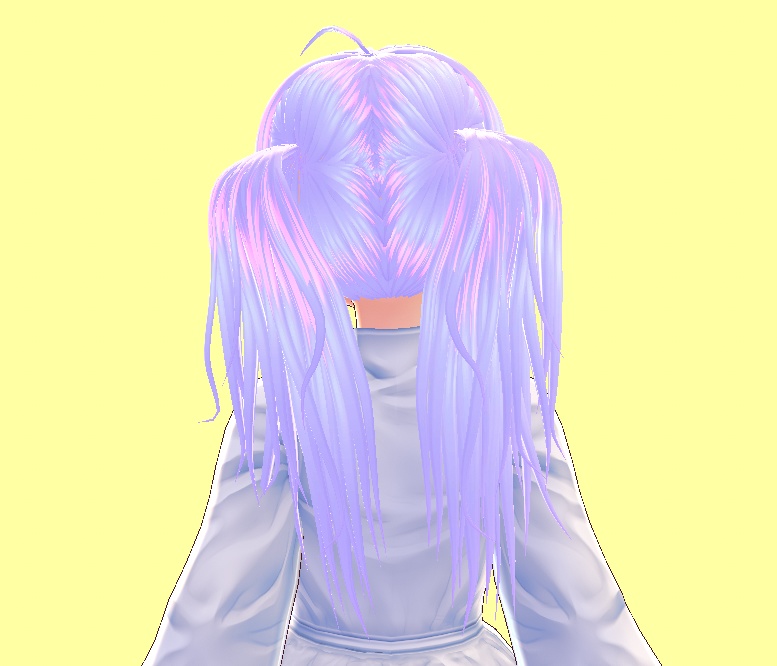 Vroid Hair Pigtails Preset 0 ヘア