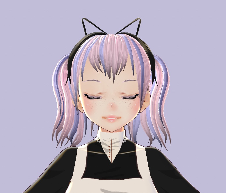 Vroid Hair Pigtails Preset ヘア Texture Accessories