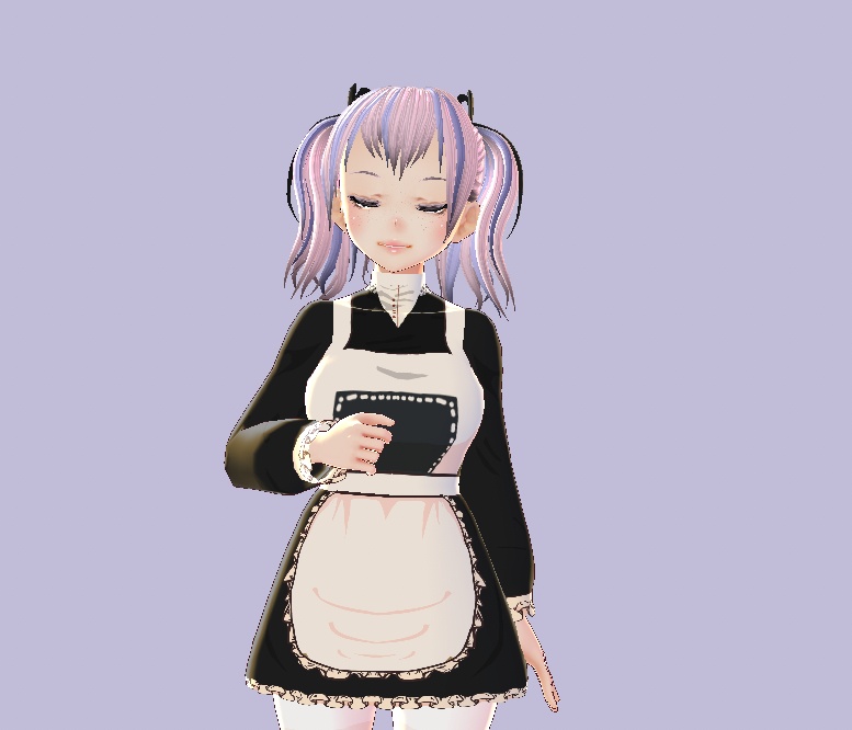 Vroid Hair Pigtails Preset ヘア Texture Accessories