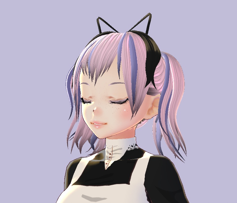 Vroid Hair Pigtails Preset ヘア Texture Accessories