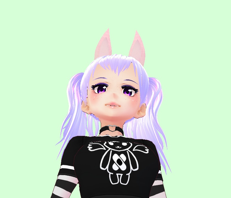 Vroid Hair Pigtails Preset ヘア Texture Bunny Ears