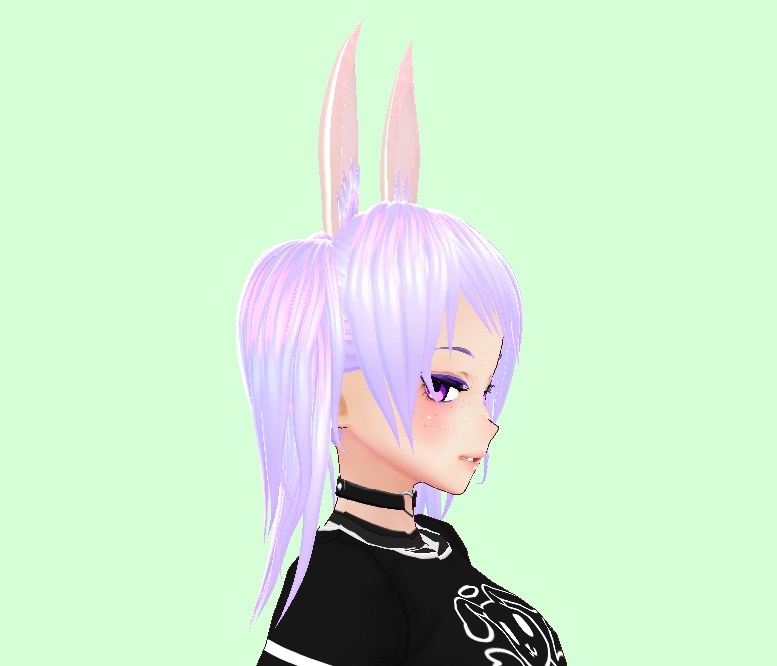 Vroid Hair Pigtails Preset ヘア Texture Bunny Ears