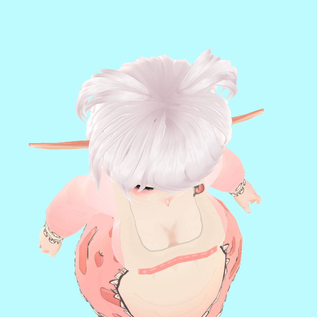 Vroid Hair High Pigtails Preset 1020 ヘア