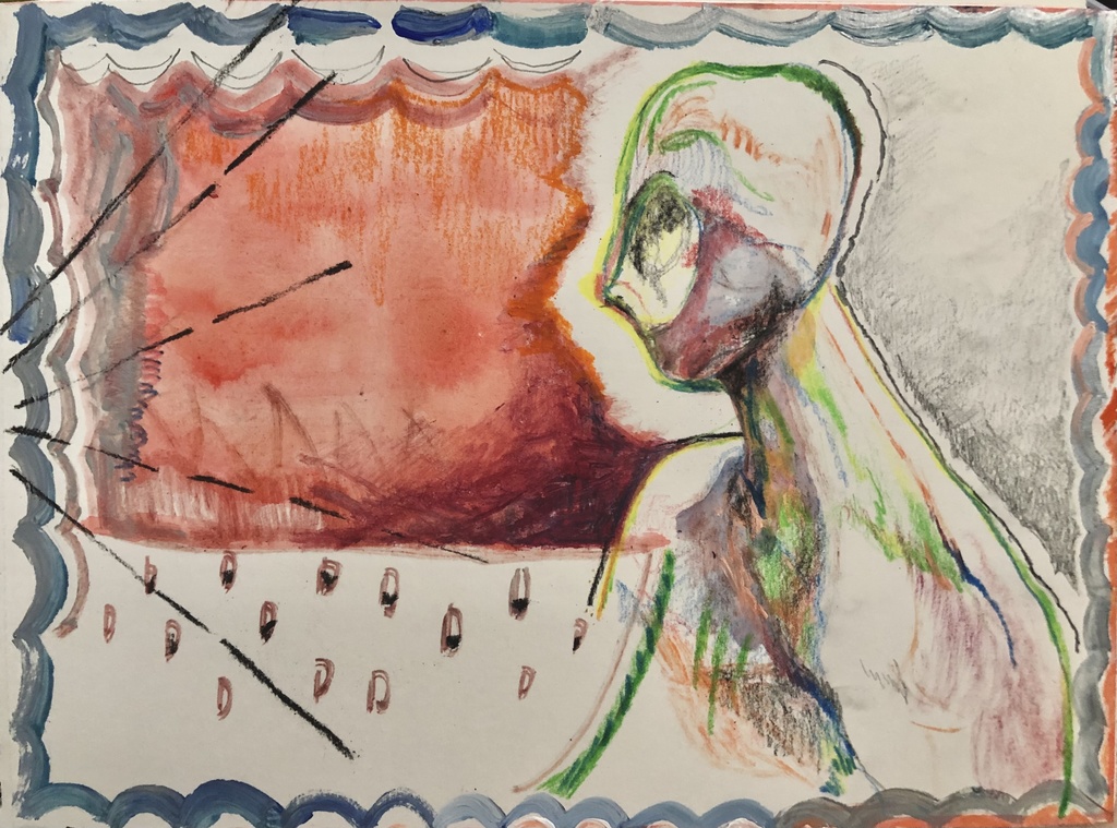 ドローイング「人と季節」