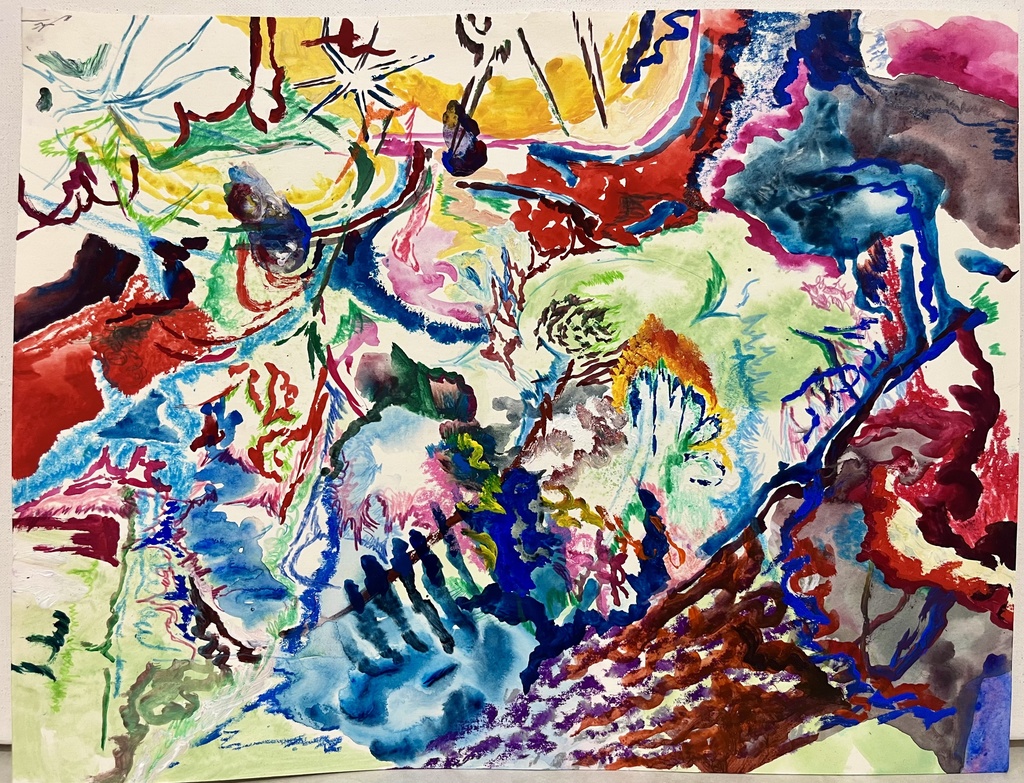 ドローイング「火花」F6