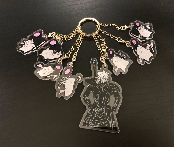 暗黒58アクリルキーホルダー