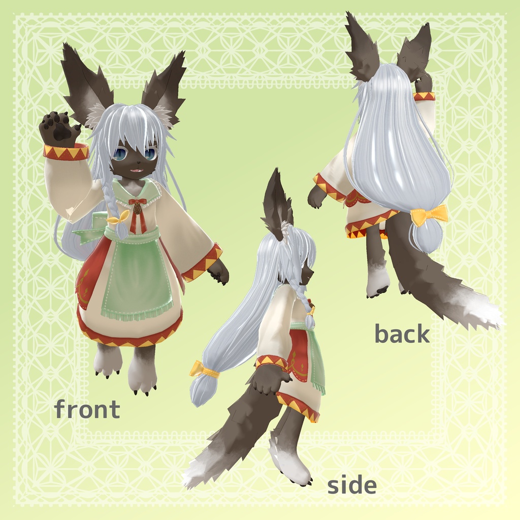 オリジナル3Dモデル ルルムゥ -Lulumuu-