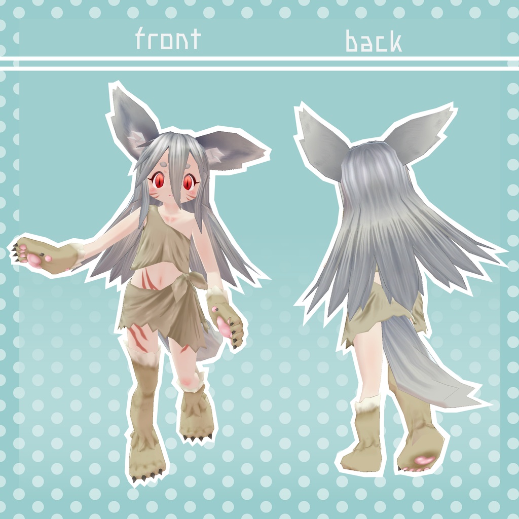 オリジナル3Dモデル ティティ -Titi-