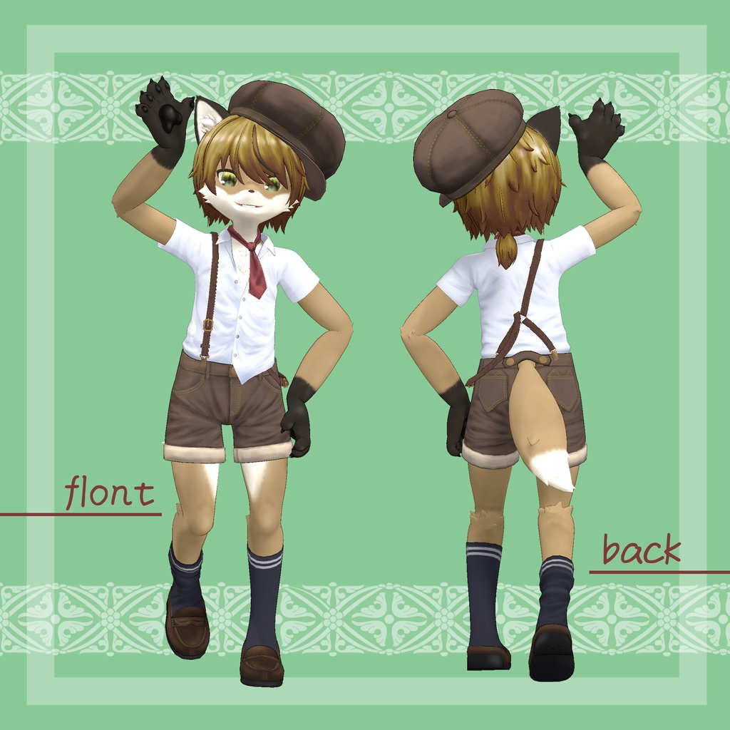 オリジナル3Dモデル チロル -Chiroru-