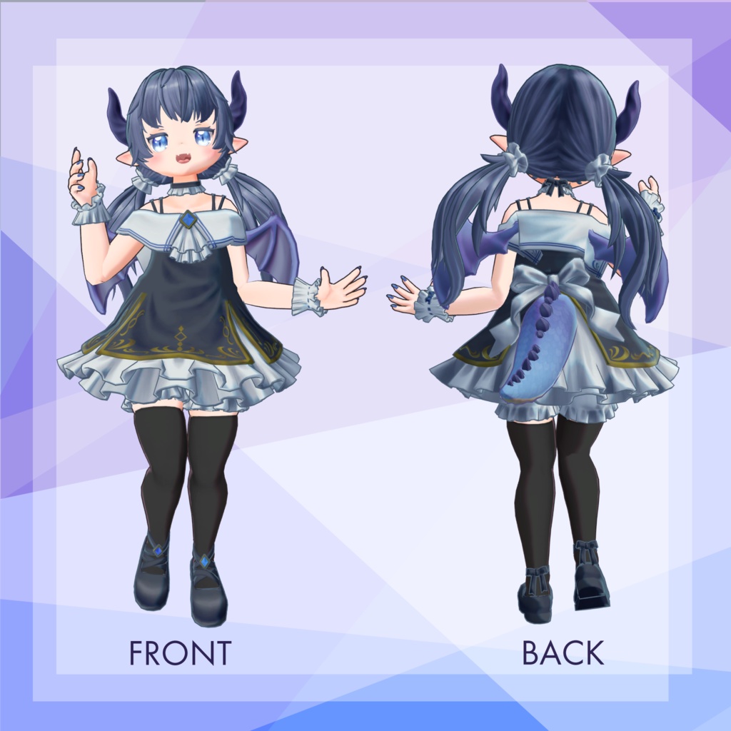 オリジナル3Dモデル ユピィ -Yuphi-