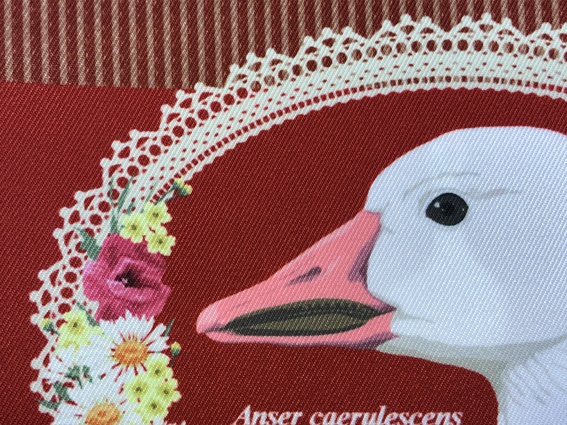 日本雁を保護する会「ハクガンポーチLサイズ」