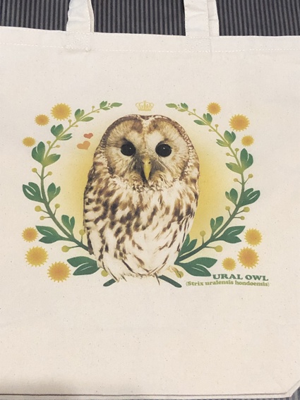 フクロウトートバッグ(送料込み商品)