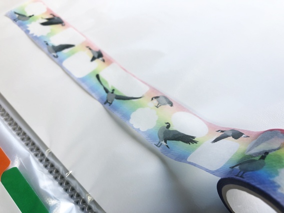 四十雀雁メモ用マスキングテープ30mm