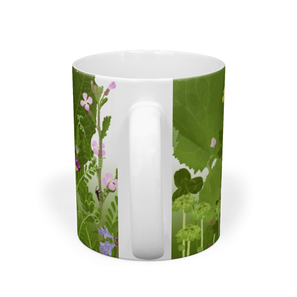 春の野原マグカップ