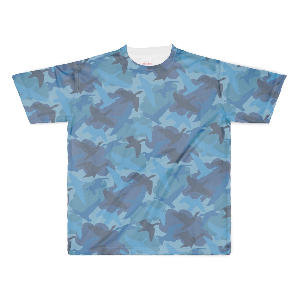 雁迷彩（ブルー）