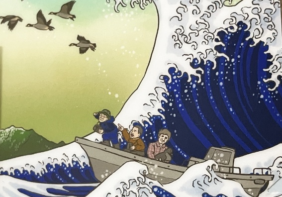 日本雁を保護する会A5クリアファイル2枚(寄付付き)