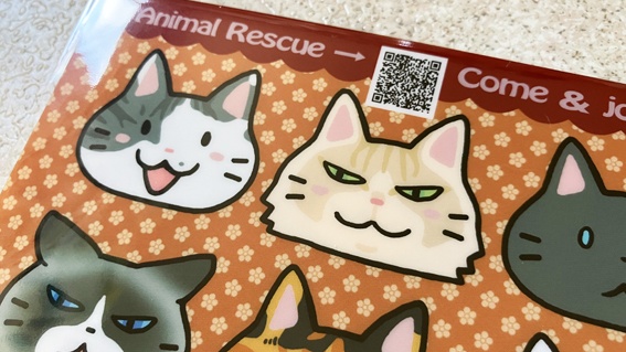 保護猫ボランティア応援A5クリアファイル(2枚入り)(寄付付き商品)