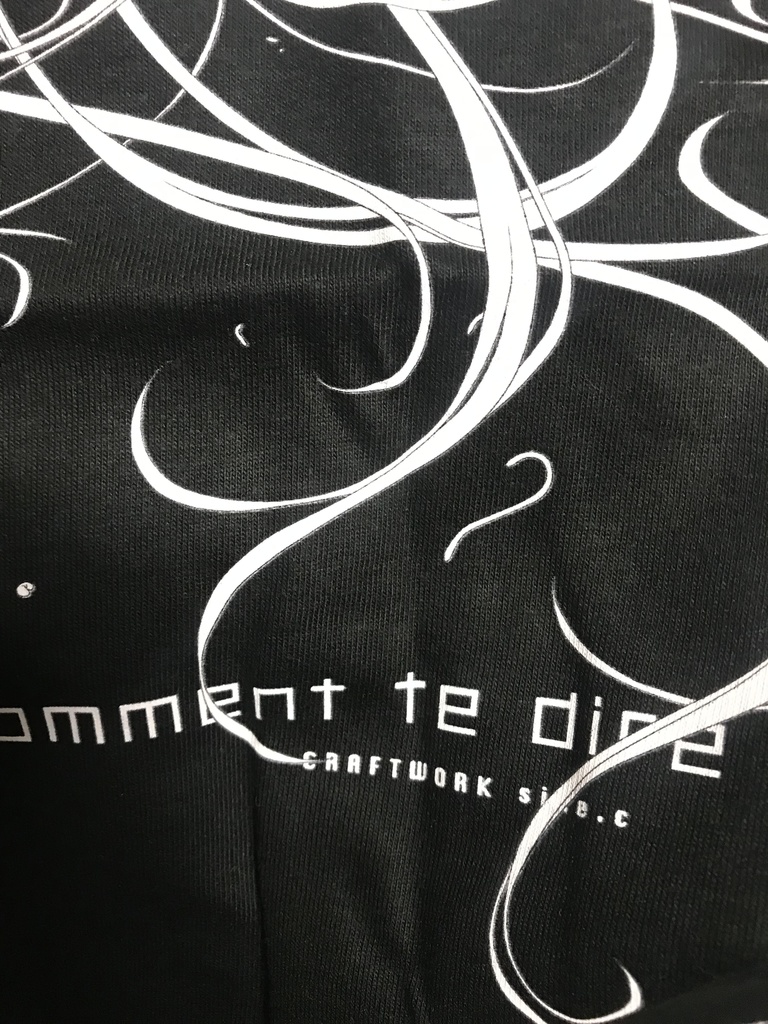 アイハカゲロウロングスリーブTシャツ黒