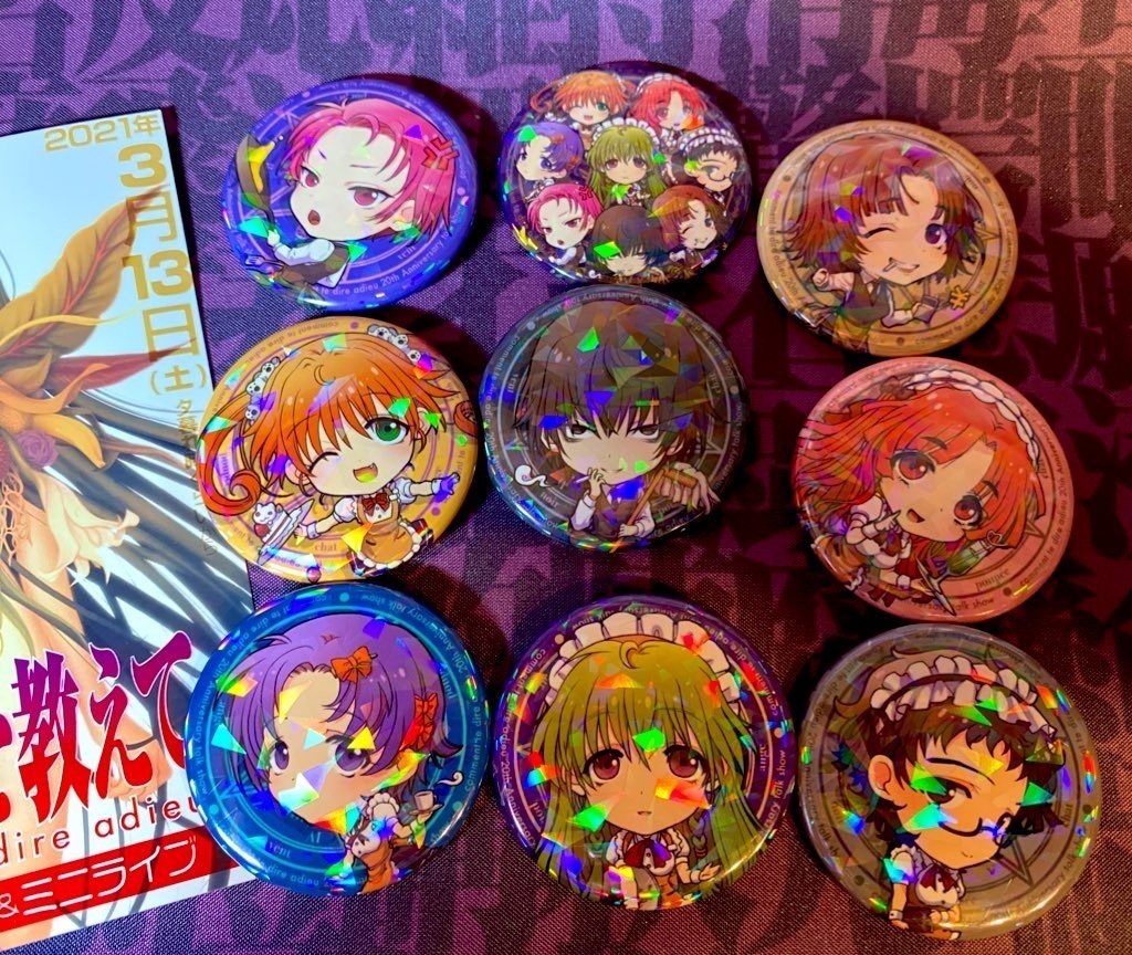 さよ教20th 缶バッヂ(バラ)