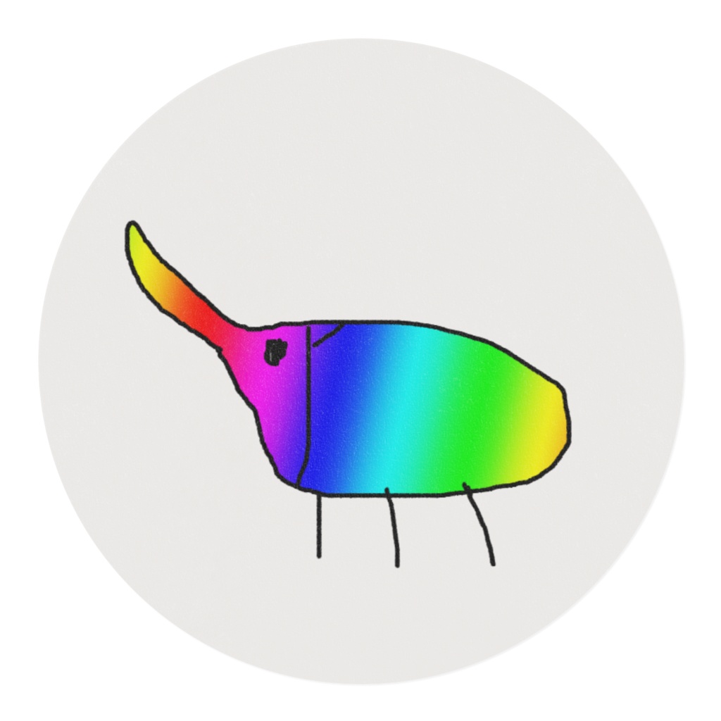 レインボーカブトゴッドラのマスキングテープ