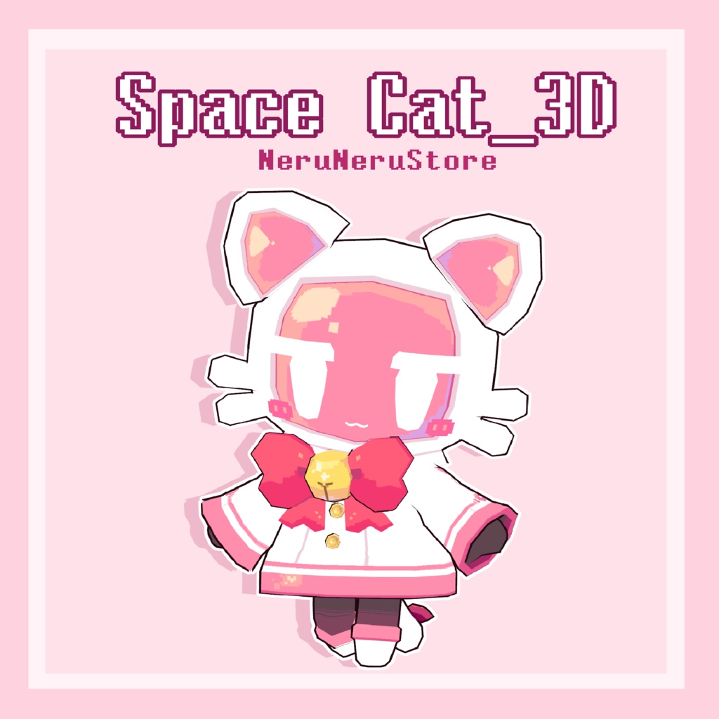 【VRCアバター】Space cat 3D
