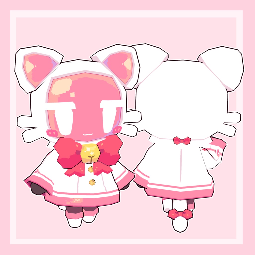 【VRCアバター】Space cat 3D