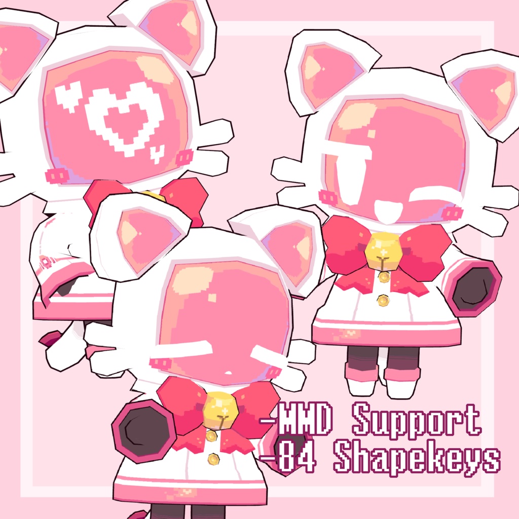 【VRCアバター】Space cat 3D