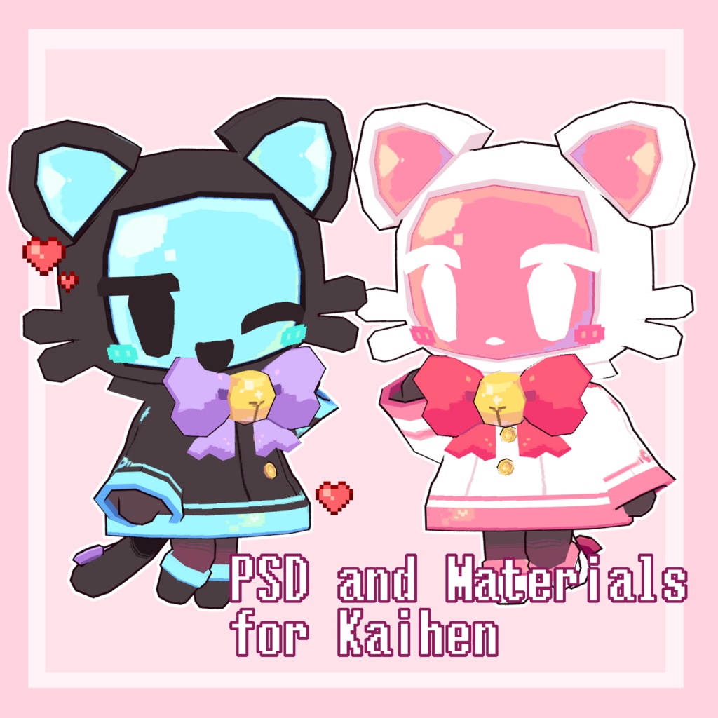 【VRCアバター】Space cat 3D