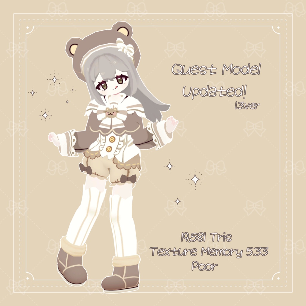 「ビジューBezyu」オリジナル3Dモデル