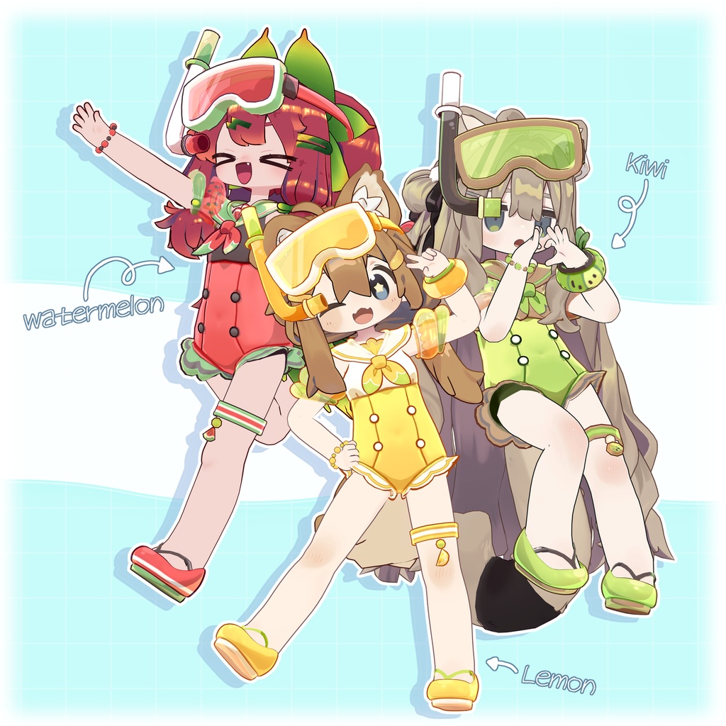 🍋「Fruit Pop/フルーツポップ」🍉🥝