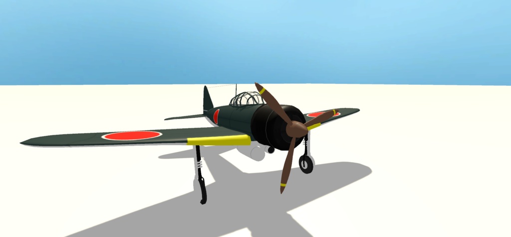 零戦 3Dモデル