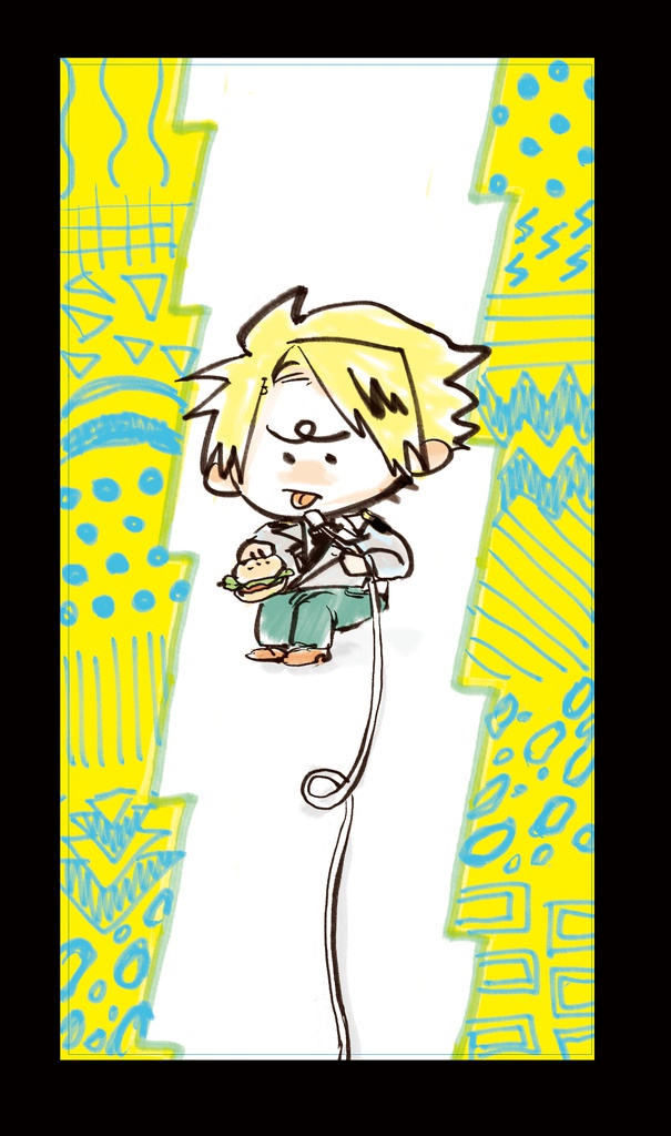 ハンバーガーとひきかえに充電をしてくれる電気のモバイルバッテリー