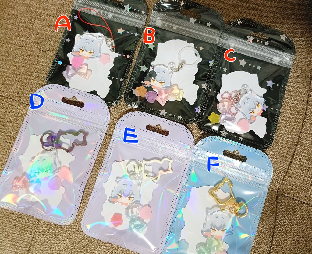 メイドチャーム＆ステッカーセット