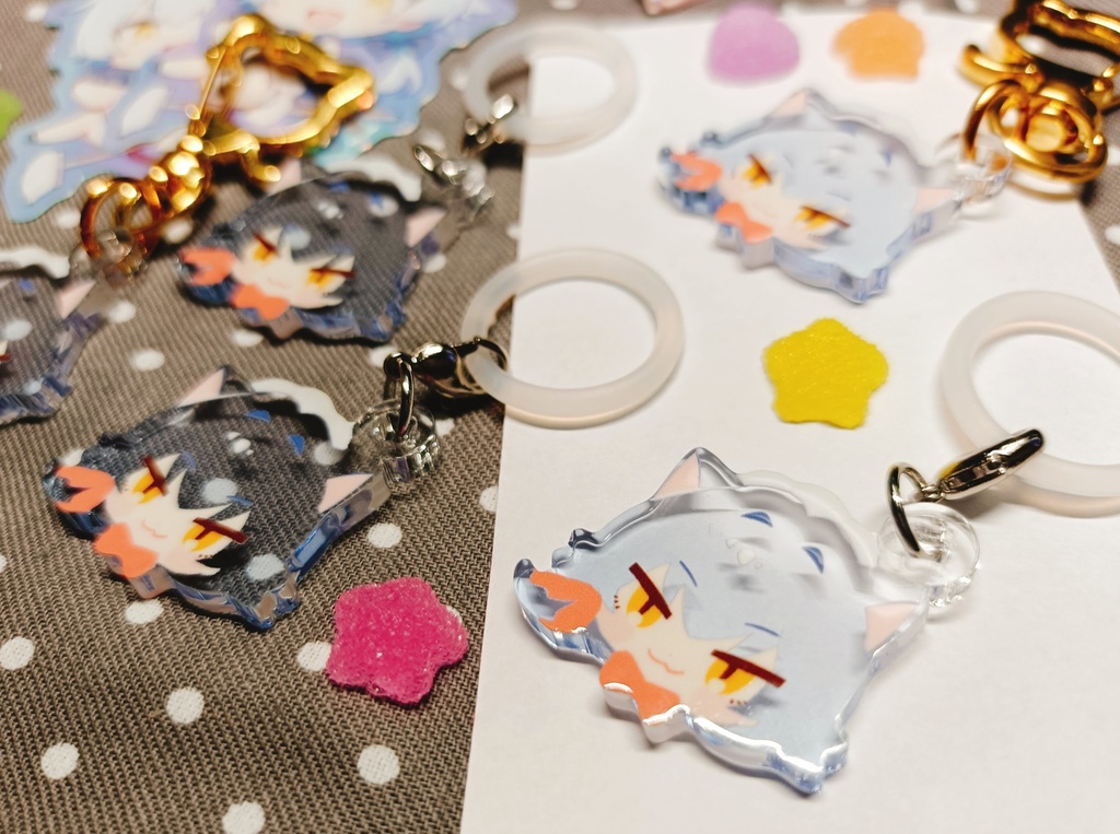 メイドチャーム&ステッカーセット