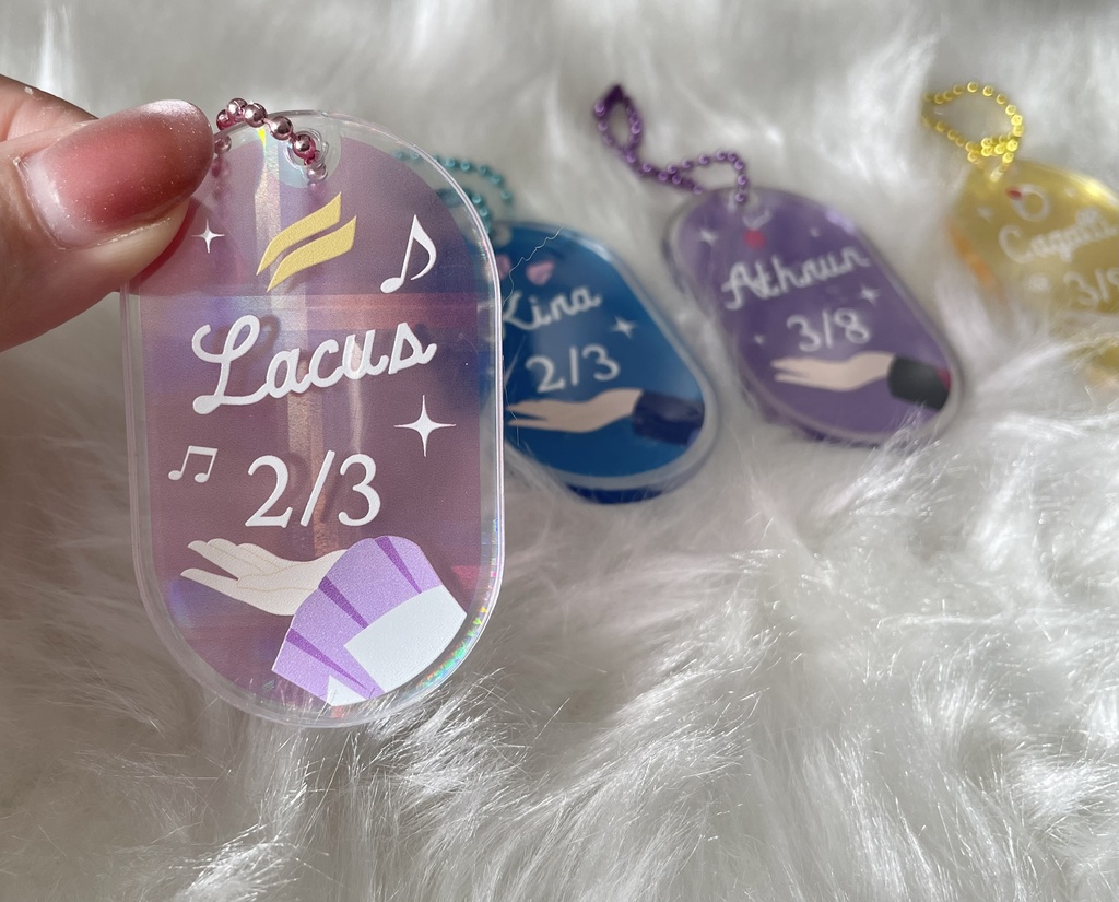 モチーフアクリルキーホルダー