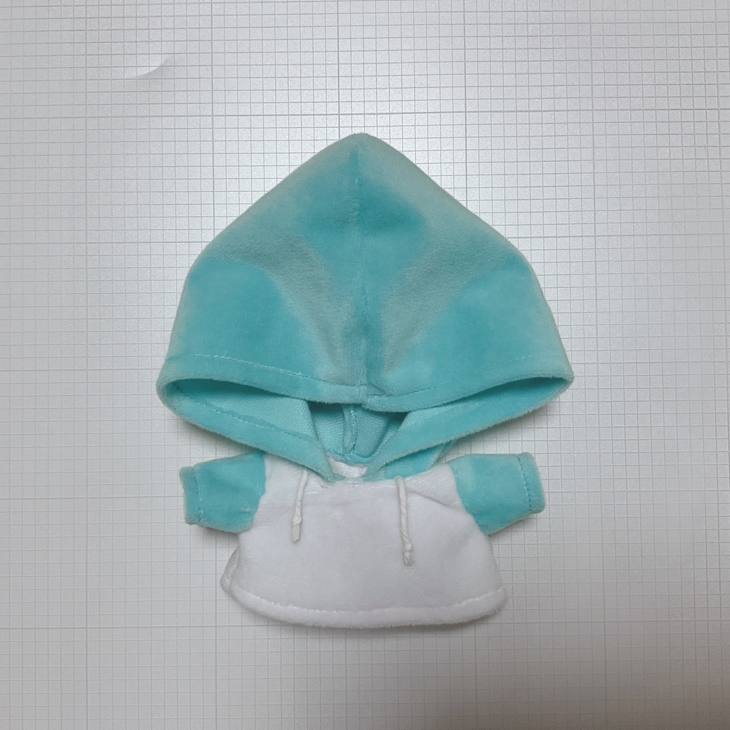 20cmぬい用 フード付きボアパーカー