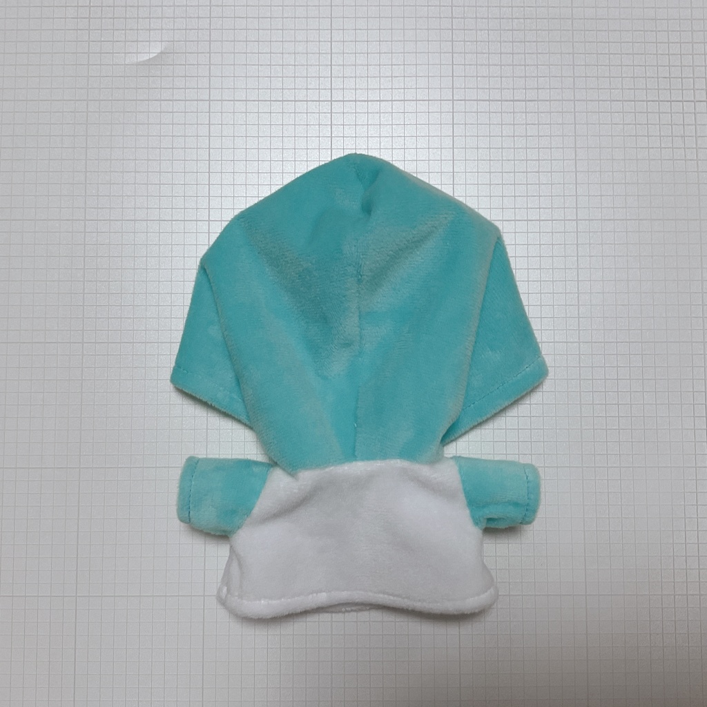 20cmぬい用 フード付きボアパーカー