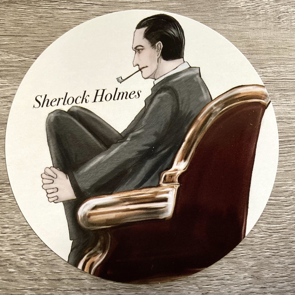 【シャーロック・ホームズ】コースター2枚セット(紙/クリアニス加工)