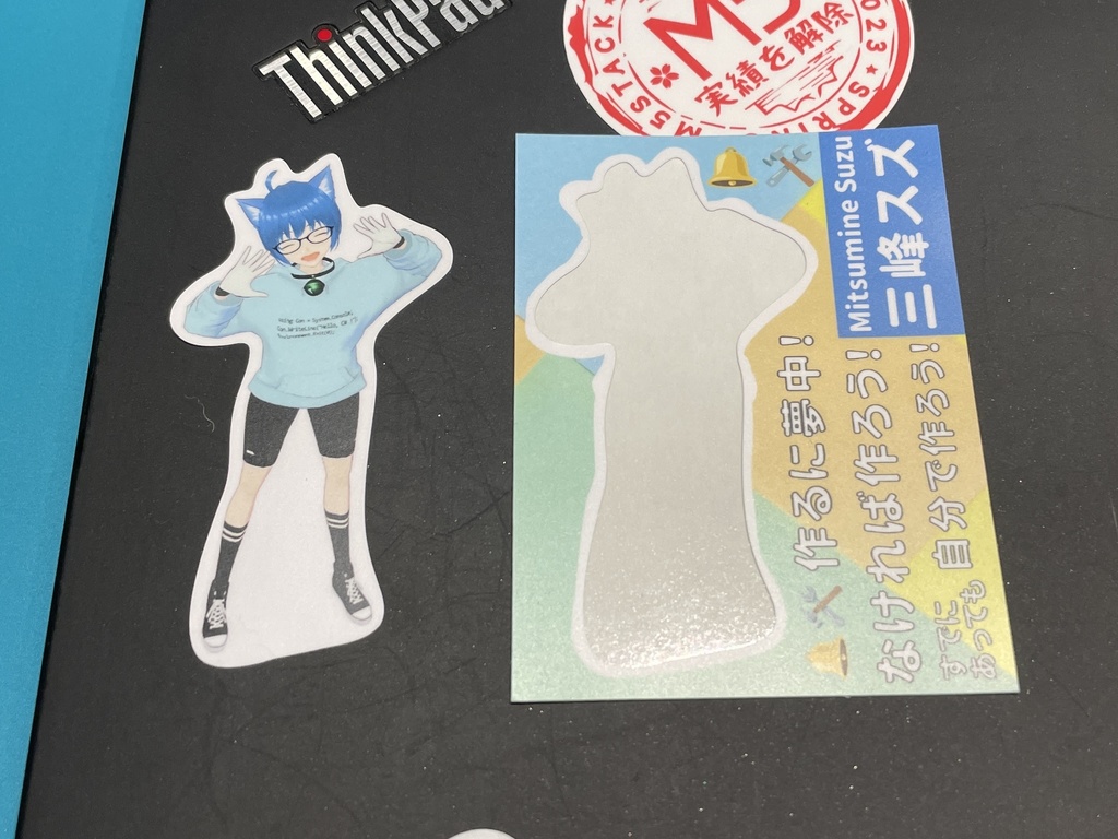 ステッカー 三峰スズ 第1弾(台紙あり)