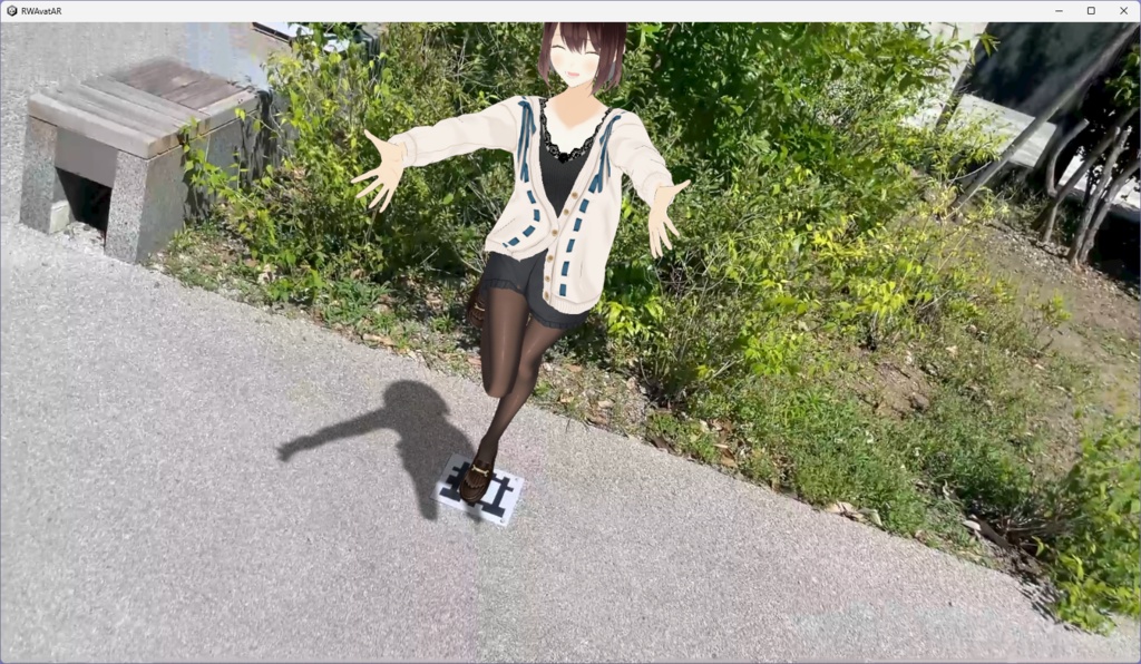 3Dアバターを現実世界へ!【無料】 RWAvatAR - RealWorld Avatar AR
